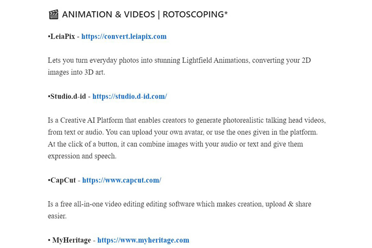 AI Generators & Tools